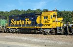 BNSF 2407, at Gibson Yard